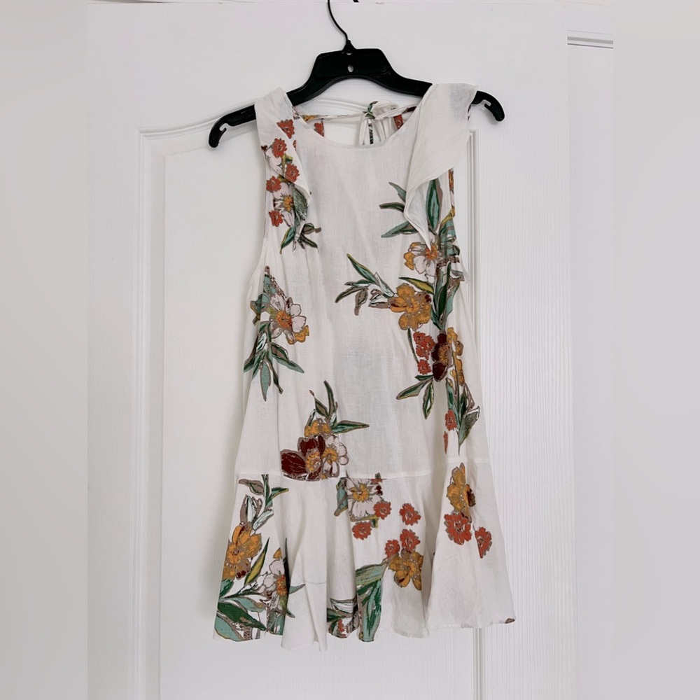 Free people flower tunic/dress size XS